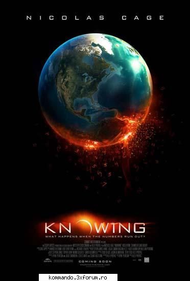 regia
alex proyas

in rolurile thriller knowing