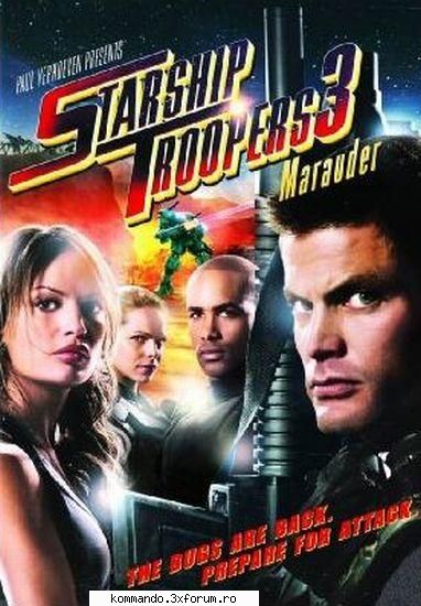 starship troopers marauder despre johnny rico (casper van dien) s-a intors pentru a-si conduce